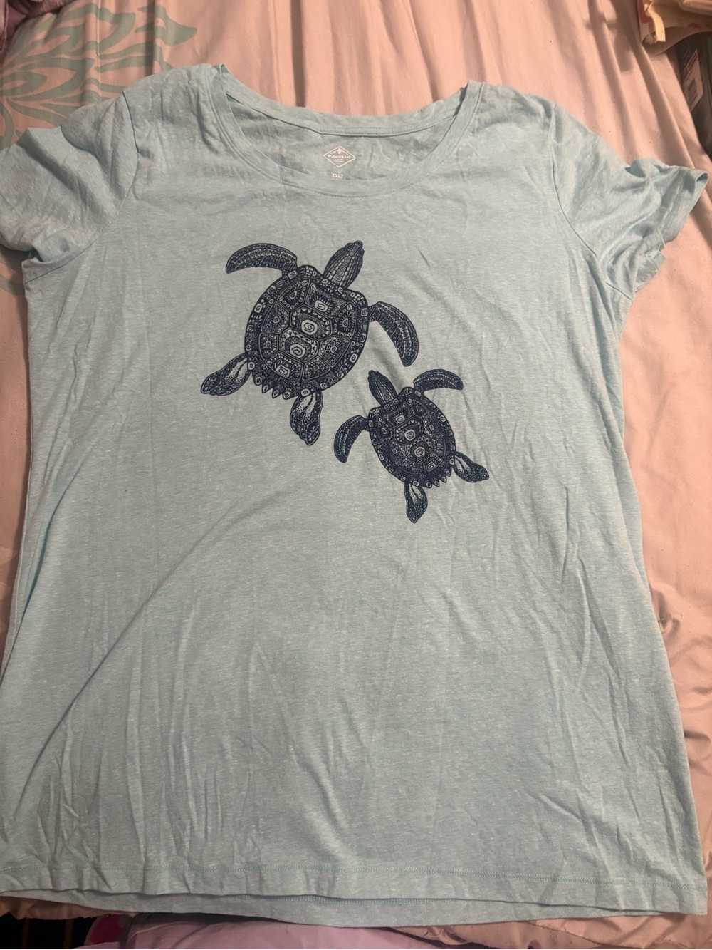 St. John's Bay Teal Short Sleeve Tee